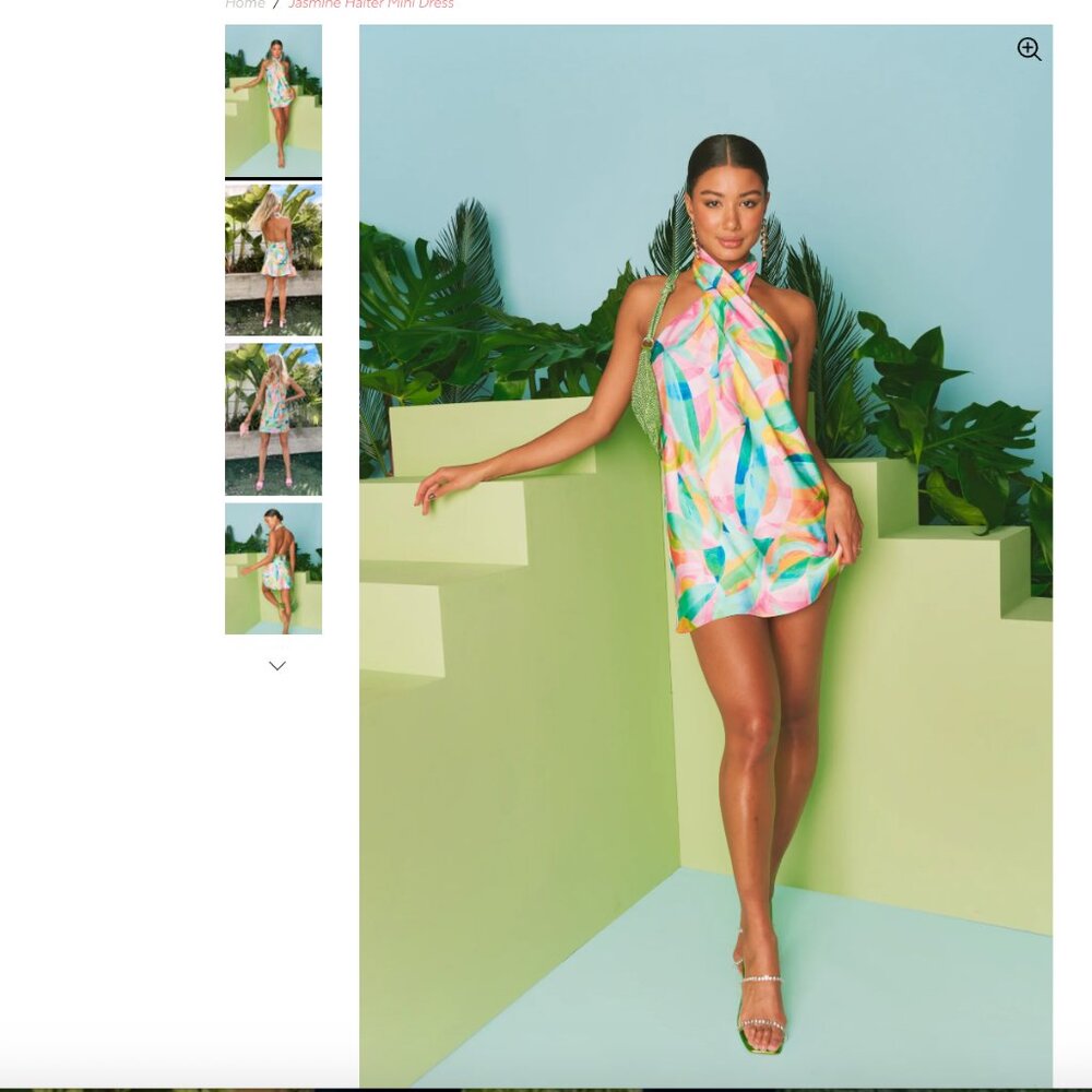 Show Me Your Mumu - Jasmine Halter Mini Dress